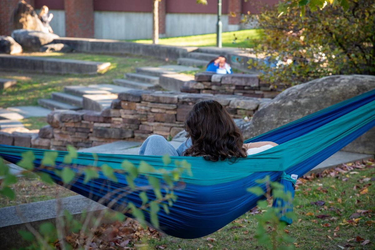 This student overlooks the amphitheatre.