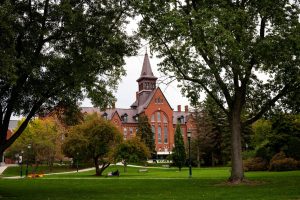 Previous Commencements have been held on the University Green Oct. 9.