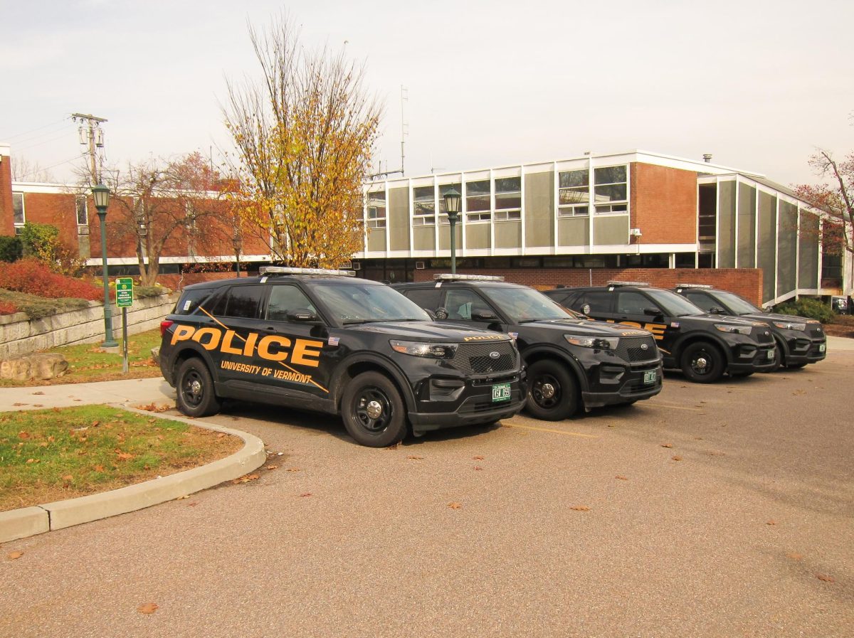 The UVM police force is located on East Ave. Oct. 30.