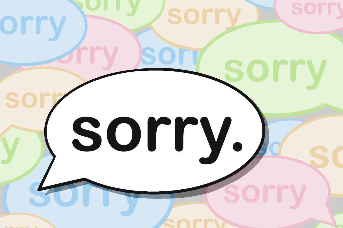 Stop the sorry reflex 