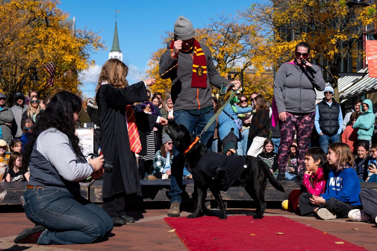 Fella and Willa win “Best Pup and Owner.”