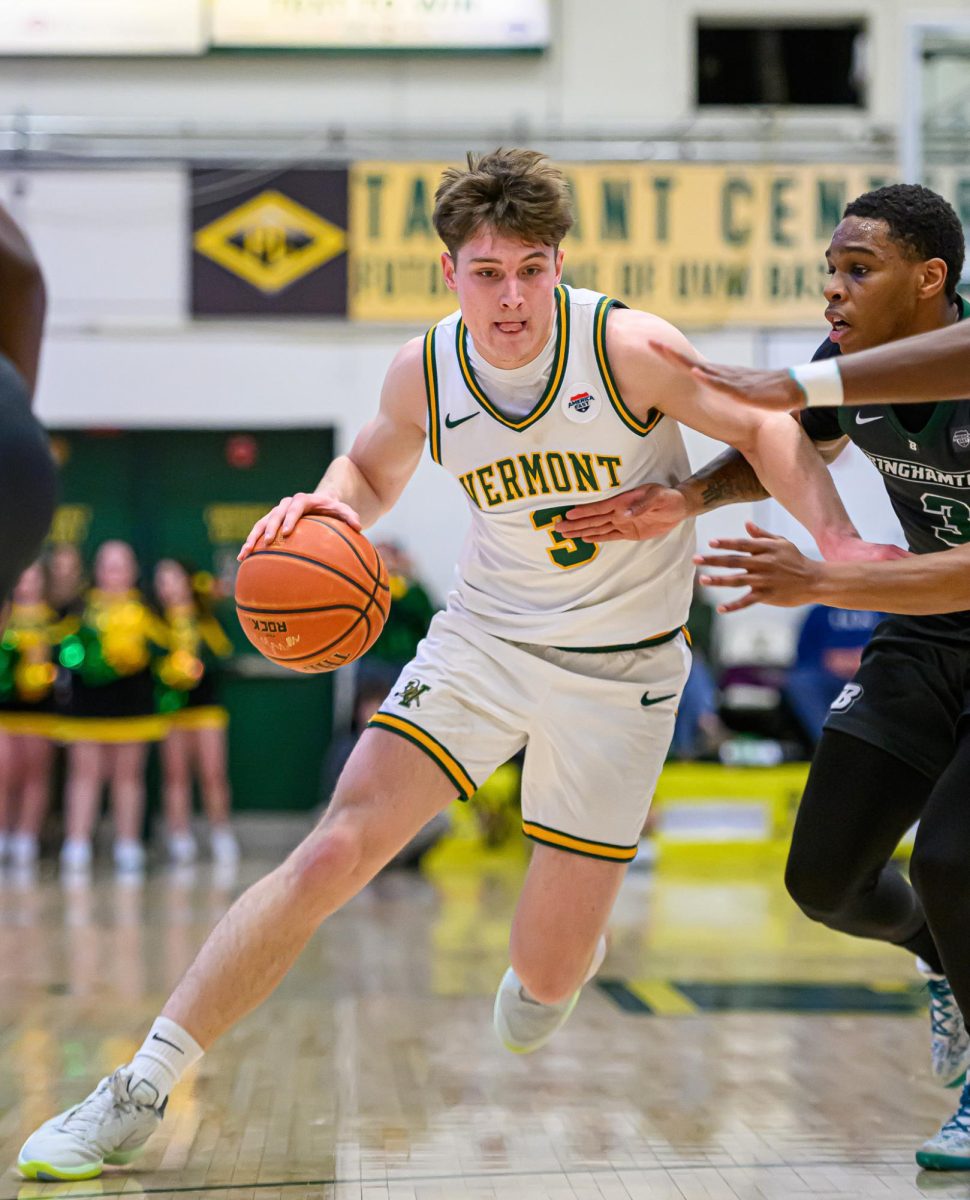 UVM junior guard TJ Hurley hit a career-high 26 points in a game against Binghamton University Jan. 16.