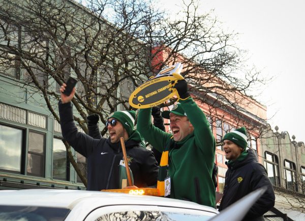 Crowds gather on Church Street Jan. 26.