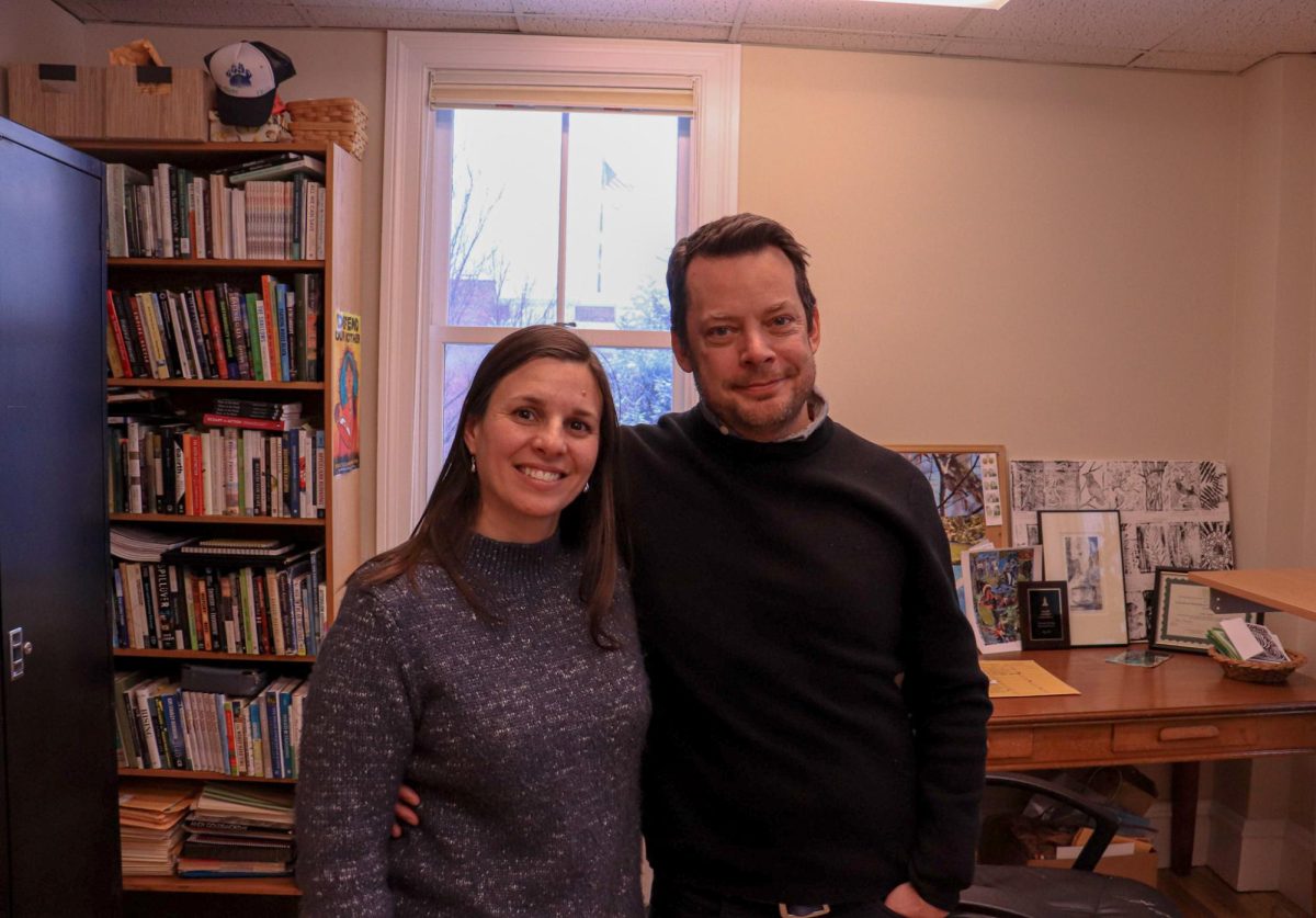 Mariano Rodriguez-Cabal and Noelia Barrios-Garcia both work as field ecologists Feb. 6.