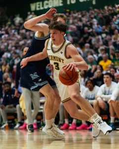 Men's basketball loses against UMaine 57-42 March 11. 