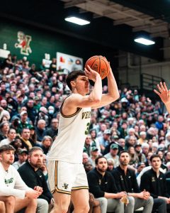 Men's basketball beats UNH 64-57 March 8. 