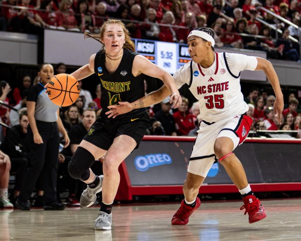 Women's basketball loses 55-75 against  North Carolina State University March 22.