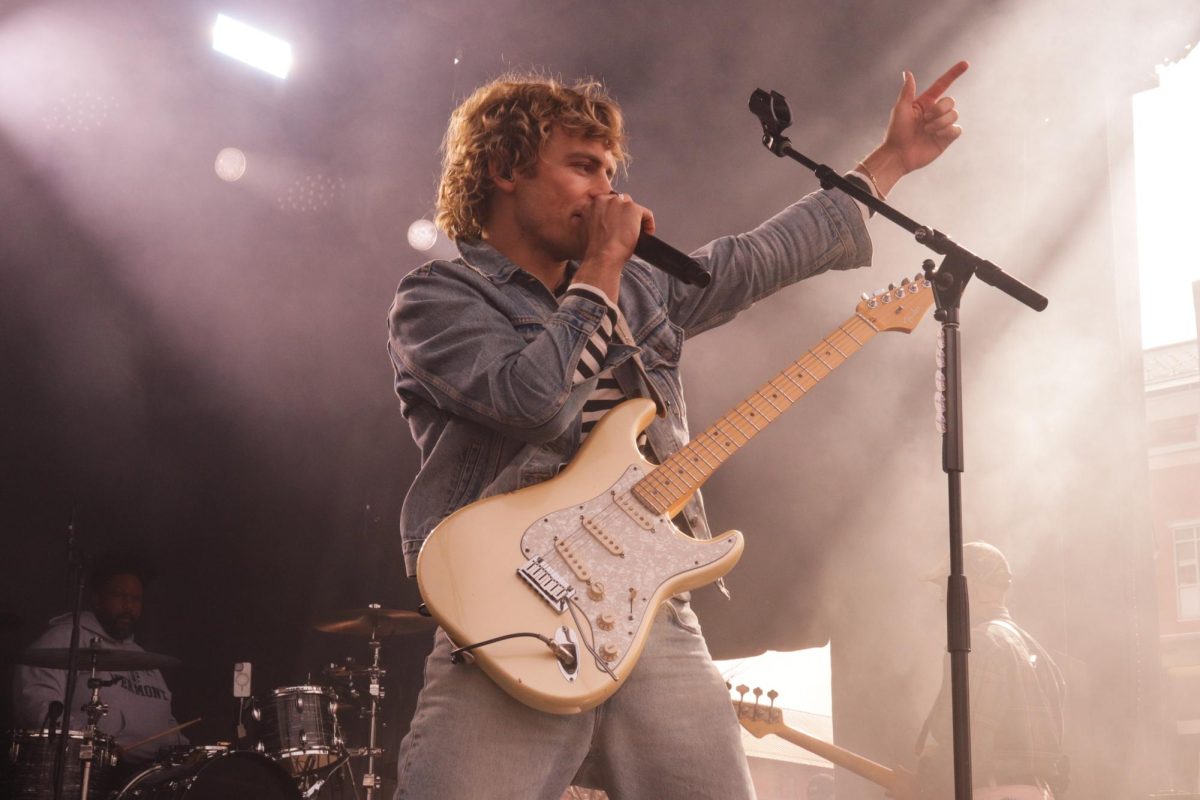 Ross Lynch hypes up the crowd as they headline SpringFest, April 25.